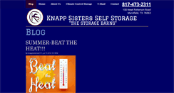 Desktop Screenshot of knappsistersselfstorage.com